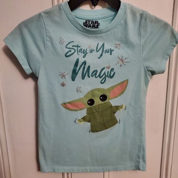 Baby Yoda tshirt size 7/8 - Picture 1 of 4